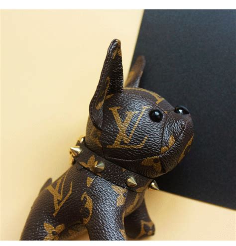 louis vuitton french bulldog keychain|louis vuitton key holder damier.